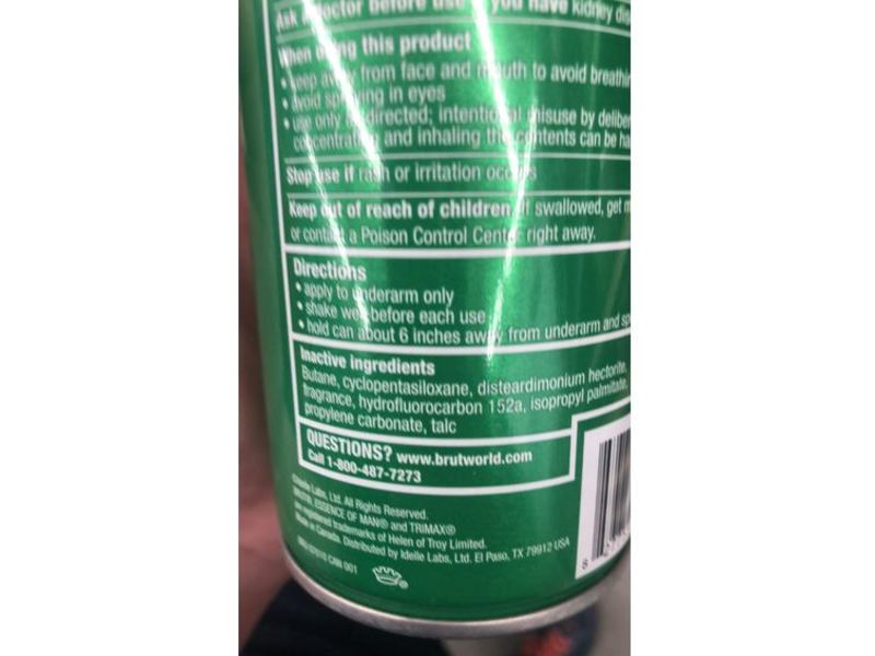 Brut Anti-Perspirant & Deodorant, Classic Scent, 6 oz/170 g