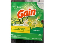 Gain Ultra +Aroma Boost Powder Laundry Detergent, Original Scent, 89 Loads, 82 oz//2.34 kg - Image 3