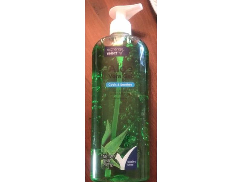 Exchange Select Aloe Vera Gel, Cools & Soothes, 16 oz/454 g