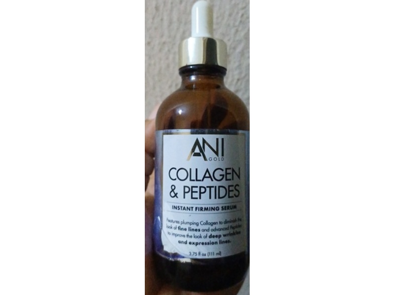 Ani Gold Instant Firming Serum, Collagen & Peptides, 3.75 fl oz/111 mL