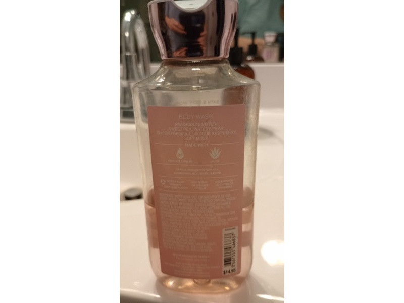 Bath and Body Works Body Wash, Sweet Pea, 10 fl oz/295 mL