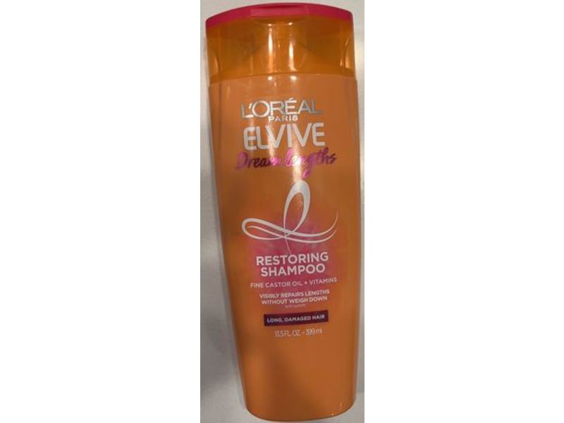 L'Oreal Paris Elvive Dream Lengths Restoring Shampoo, 13.5 fl oz/399 mL