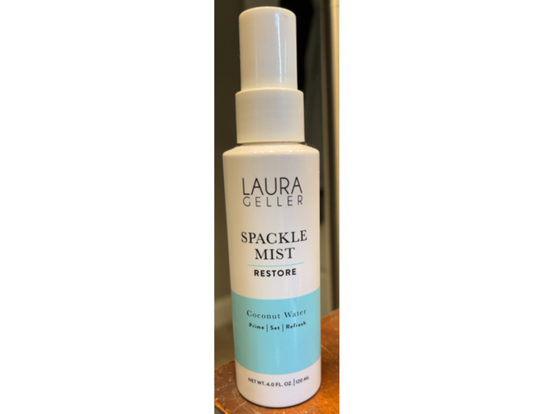 Laura Geller Restore Spackle Mist, Coconut Water, 4.0 fl oz/120 mL
