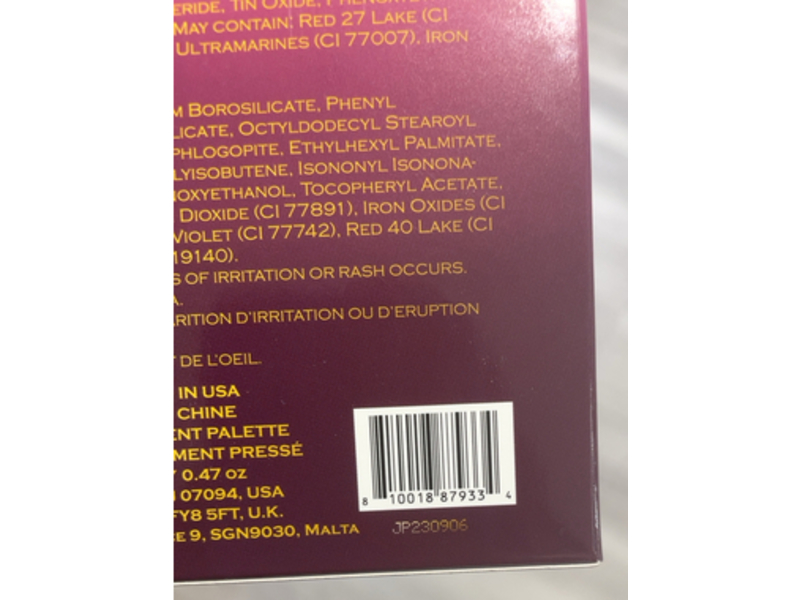 Juvia's Place Eyeshadow Palette, The Berries