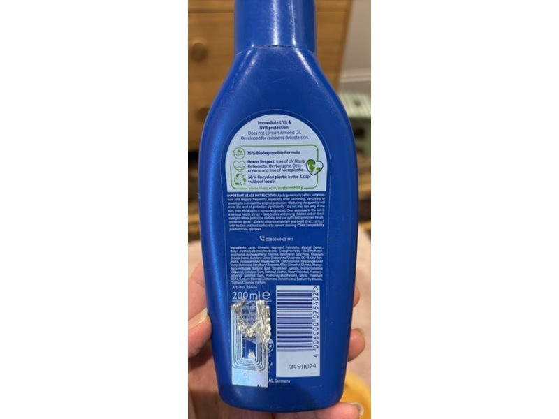 Nivea Sun Kids Protect & Care 5 In 1 Skin Protection, SPF 50+, 200 mL