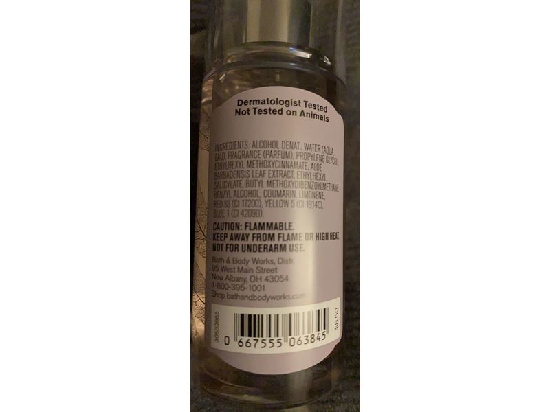 Bath & Body Works Fine Fragrance Mist, Sweet Whiskey, 2.5 fl oz/75 mL