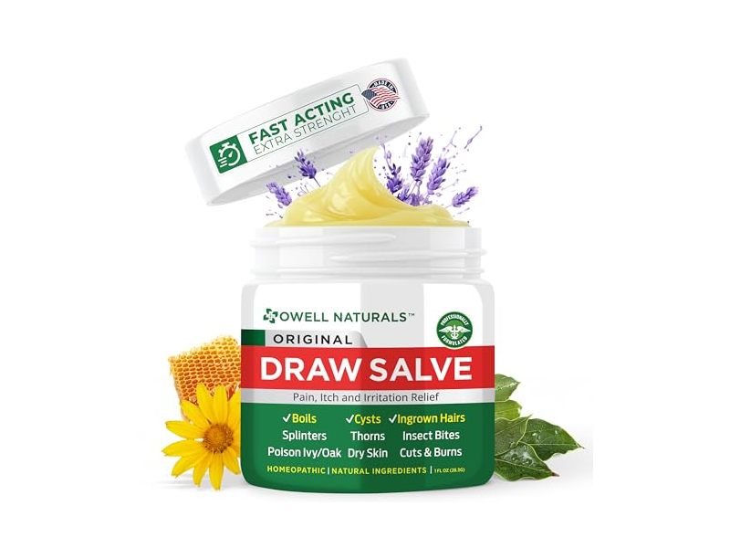 Owell Naturals Drawing Salve Ointment, 1 fl oz/28.3 g