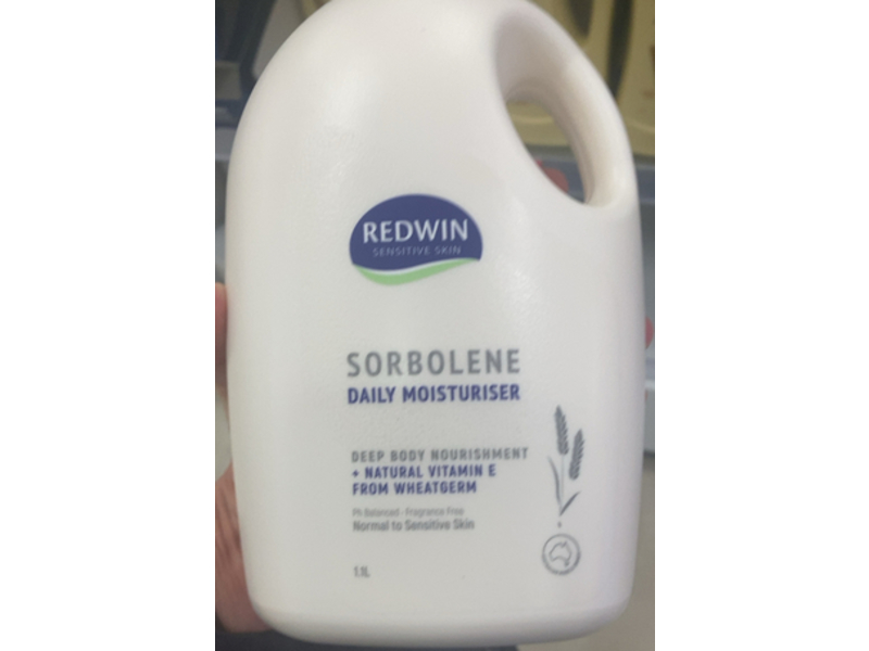 Redwin Sorbolene Daily Moisturiser, Natural Vitamin E, 1.1 L