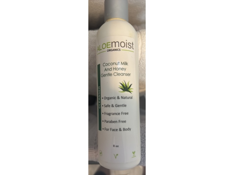 Aloemoist Gentle Cleanser, Coconut Milk & Honey, 8 oz