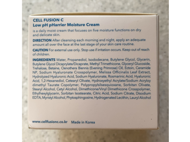 Cell Fusion C Low pH Pharrier Moisture Cream, 2.7 fl oz