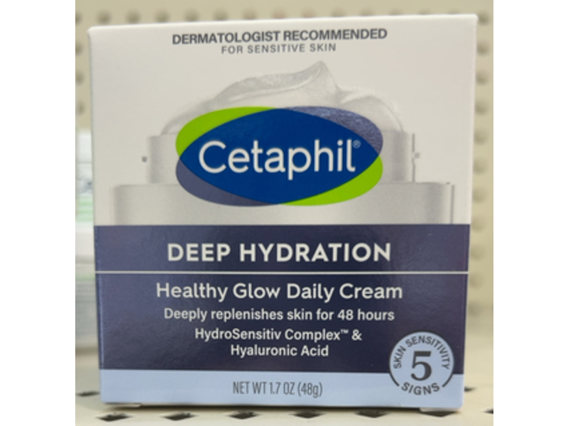 Cetaphil Deep Hydration Healthy Glow Daily Cream, 1.7 oz/48g