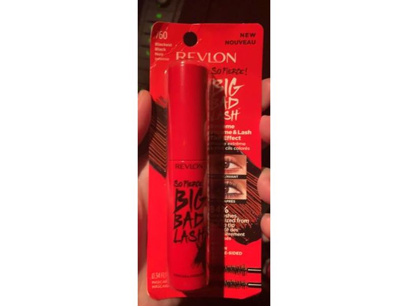 Revlon So Fierce Big Bad Lash Mascara fluid, Blackest Black 760, 0.34 fl oz