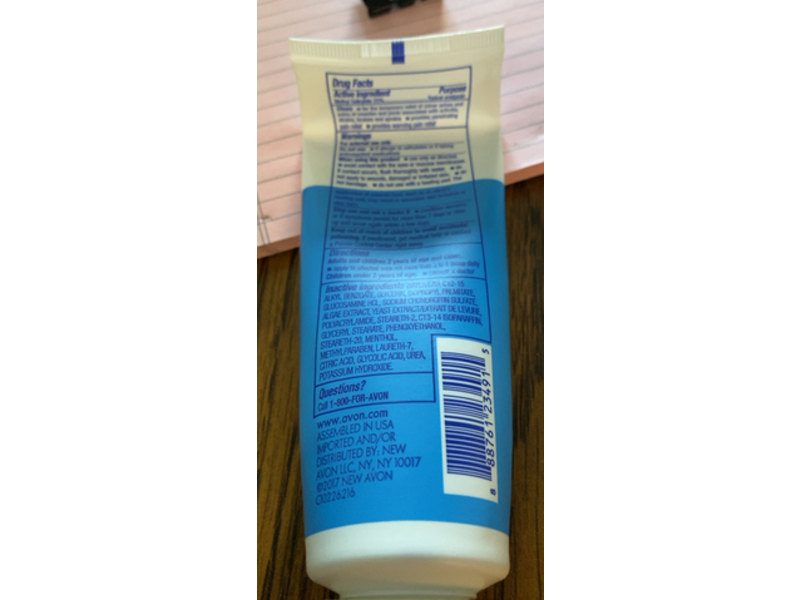 Avon Foot Works Arthritis Achy Foot & Muscle Cream, 2.5 fl oz/75 mL