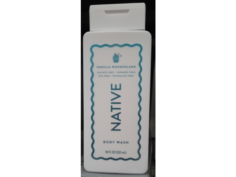 Native Body Wash, Vanilla Wonderland, 18fl oz/532 mL