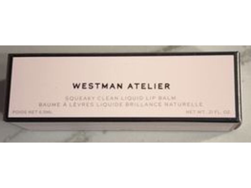 Westman Atelier Squeaky Clean Liquid Lip Balm, Nou Nou, 0.21 fl oz/6.5 mL