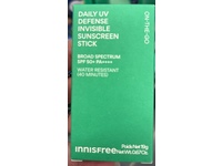 Innisfree Daily UV Defense Invisible Sunscreen Stick, SPA 50+ PA++++, 0.67 fl oz/19 g - thumbnail 2