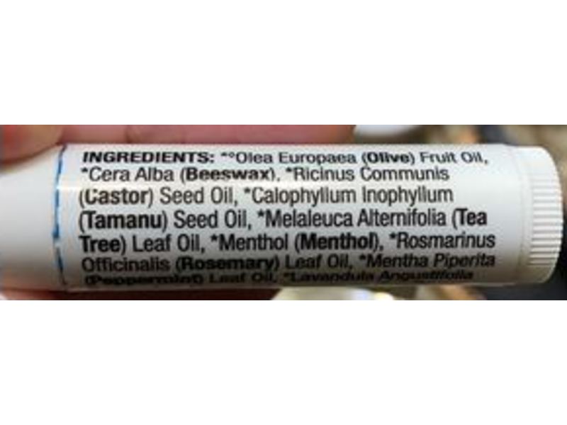 Badger Herbal Lip Care Balm, Tea Tree & Lemon, 1.5 oz/4.2 g