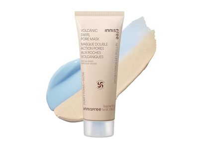 Innisfree Volcanic Swirl Facial Pore Mask, Volcanic Clusters + Hyaluronic Acid, 3.88 oz/110 g