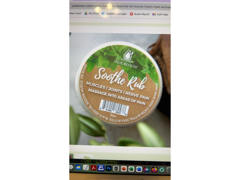 Jade Bloom Soothe Rub, 2 oz