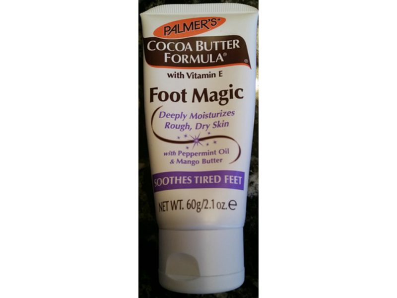 Palmer's Cocoa Butter Formula Foot Magic Moisturizer, Vitamin E, 2.1 oz/60 g