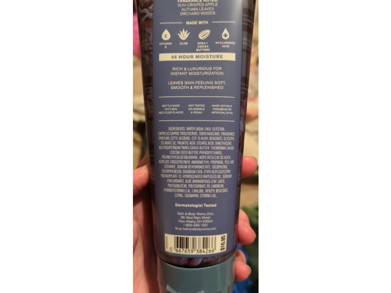 Bath & Body Works Sweater Weather Ultimate Hydration Body Cream, Shea Butter + Hyaluronic Acid, 8 fl oz/226 g