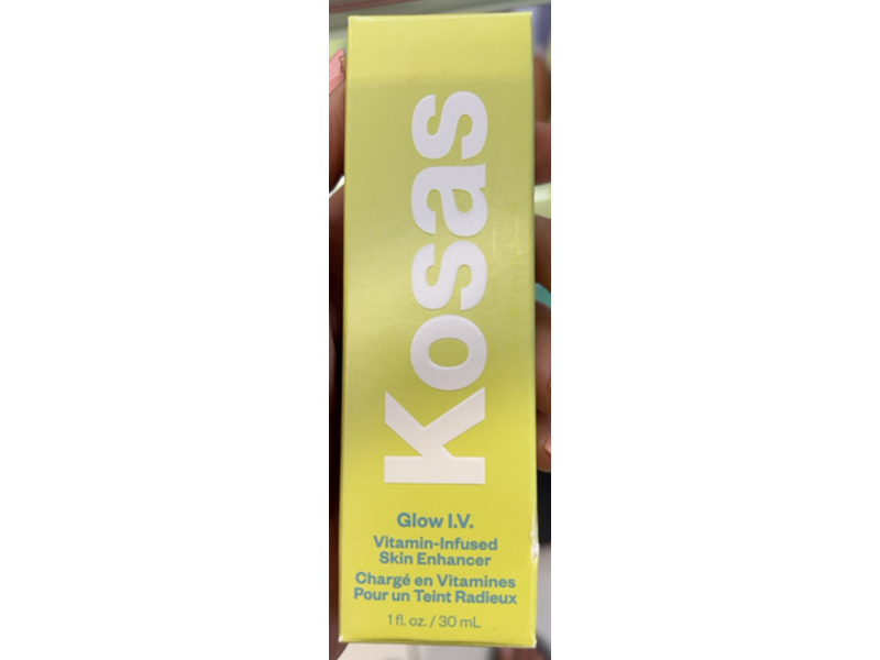 Kosas Glow I.V. Vitamin-Infused Skin Enhancer Face Makeup, Spark, 1 fl oz/30 mL