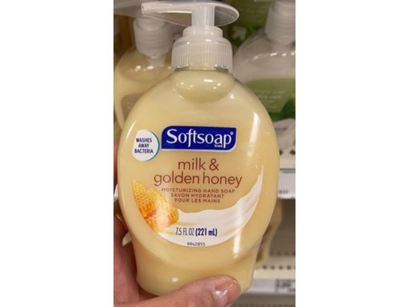 Softsoap Moisturizing Hand Soap, Milk & Golden Honey, 7.5 oz/221 mL