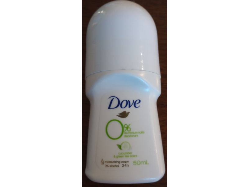 Dove Deodorant Roll On, Cucumber & Green Tea, 50 mL