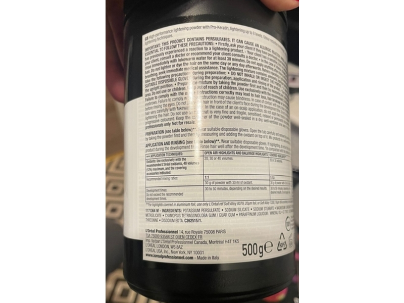 L'Oreal Blond Studio Multi Techniques Lightening Powder, 8, 500 g