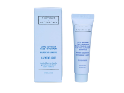 Province Apothecary Vital Nutrient Eye + Face Balm, Hyaluronic Acid + Bakuchiol, 0.53 oz/15 g