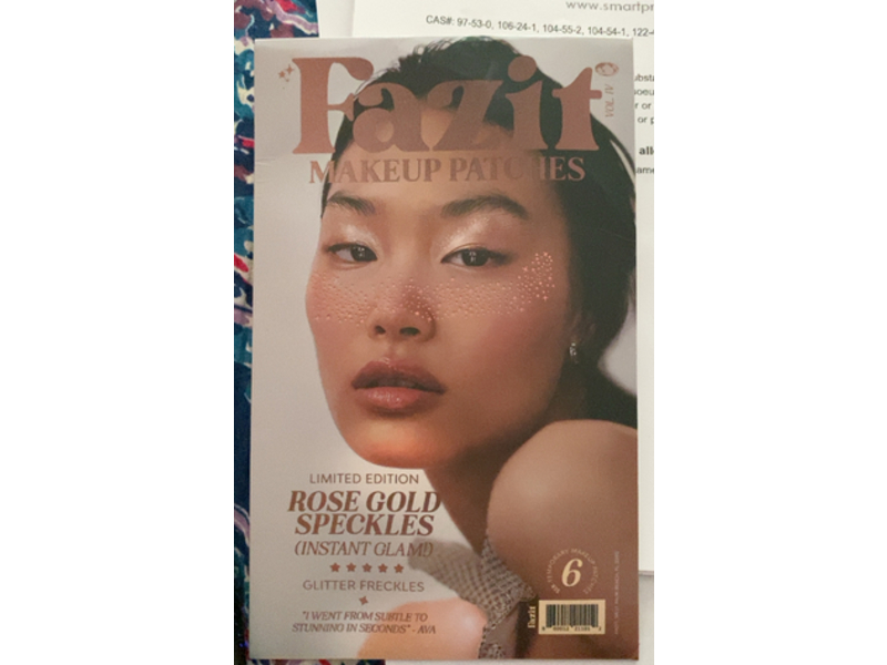 Fazit Makeup Patches, Rose Gold Speckles, Count 6