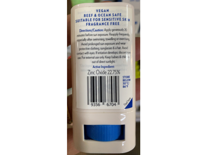 Little Urchin Natural Zinc Stick, Clear SPF 50+, 0.70 oz/20 g