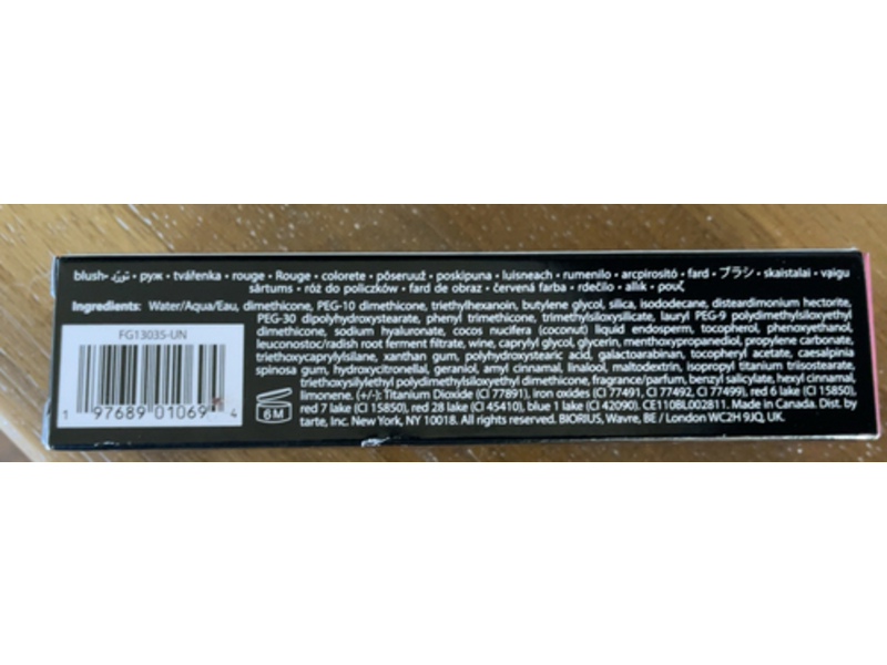 Tarte Maneater Satin Blush Cheek Plump, 0,27 fl oz/8 mL