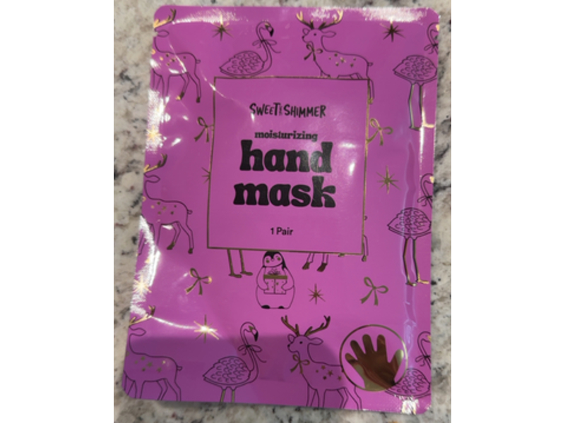 Sweet Shimmer Moisturizing Hand Mask, 1 Pair