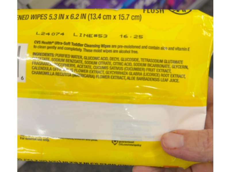 Cvs Health Ultra-Soft Toddler Cleansing Wipes, Fresh Scent, 48 Count