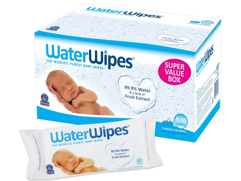 Wipes, Baby Wipes, 99.9% Pure Water Wipes (72 Wipes)