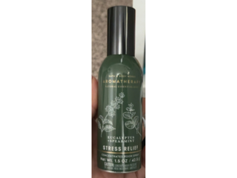 Bath & Body Stress Relief Concentrated Room Spray, Eucalyptus + Spearmint, 1.5 oz/42.5 g