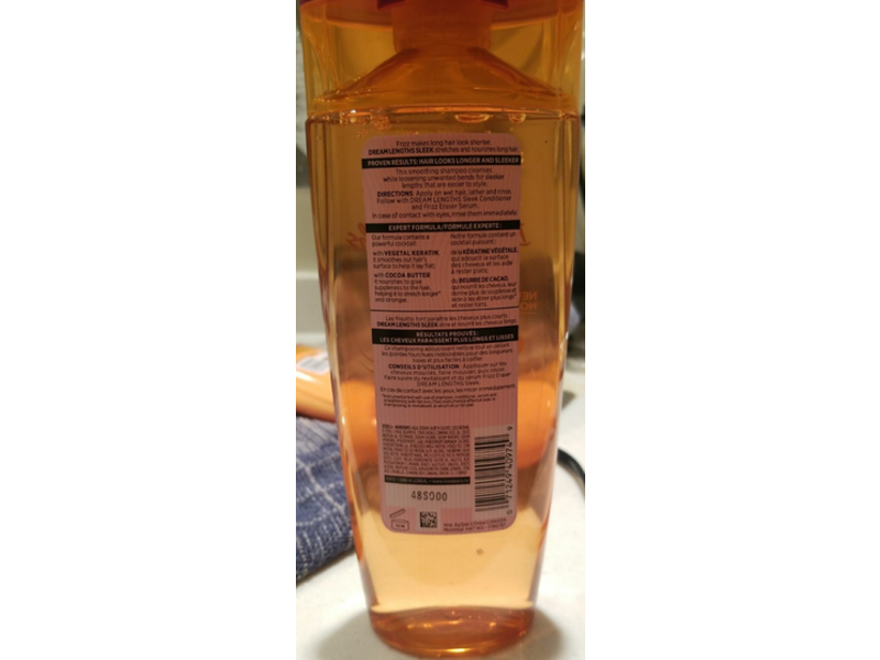 Loreal Paris Dream Lengths Sleek Shampoo, 385 mL