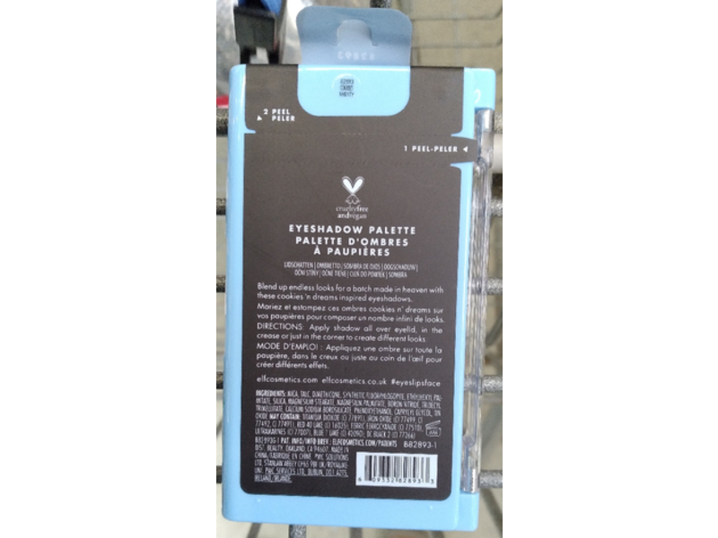 E.l.f Cosmetics Eyeshadow Palette, Cookies N Dreams, 17 g