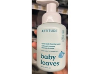 Attitude Hair & Body Foaming Wash, Baby Leaves, 10 fl oz/295 mL - thumbnail 2