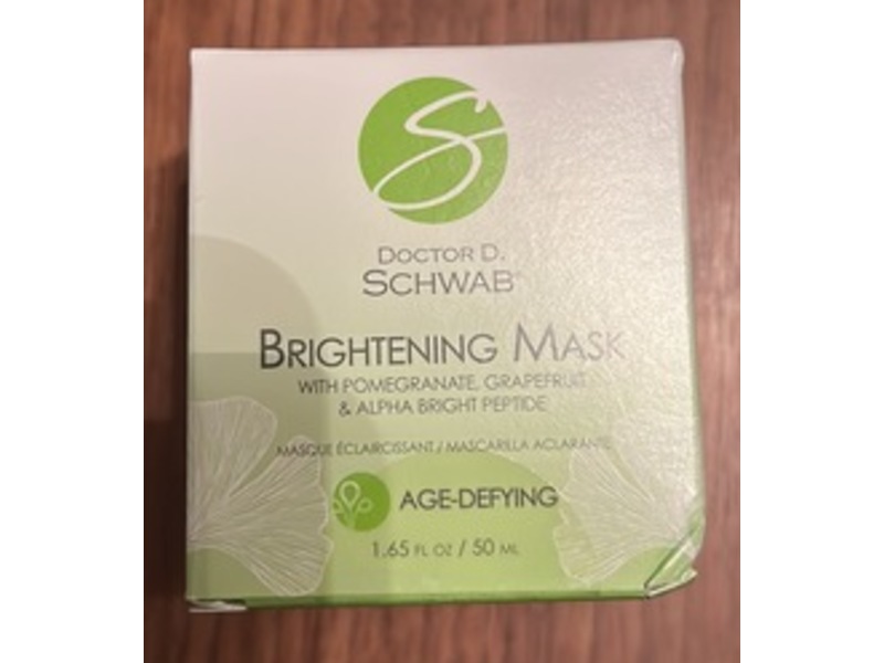 Doctor D. Schwab Brightening Mask, Age-Defying, 1.65 fl oz/50 mL