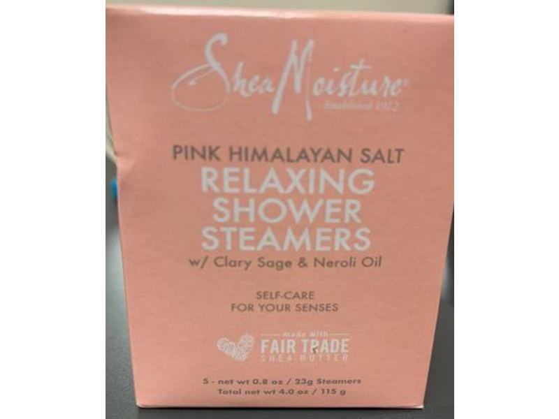 Shea Moisture Relaxing Shower Steamer, Pink Himalayan Salt, 4.0 oz/115 g
