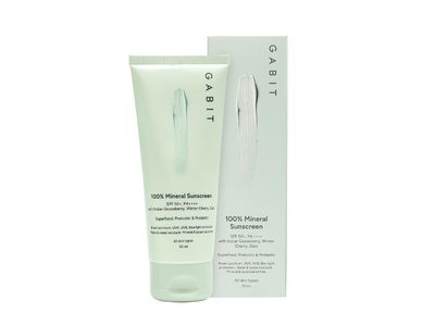 Gabit 100% Mineral Sunscreen, SPF 50 PA++++, 50 mL