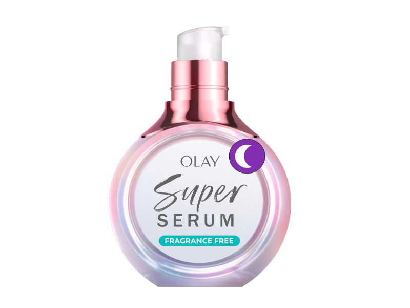 Olay Night Repair Super Serum, Fragrance Free, 0.4 fl oz/14 mL