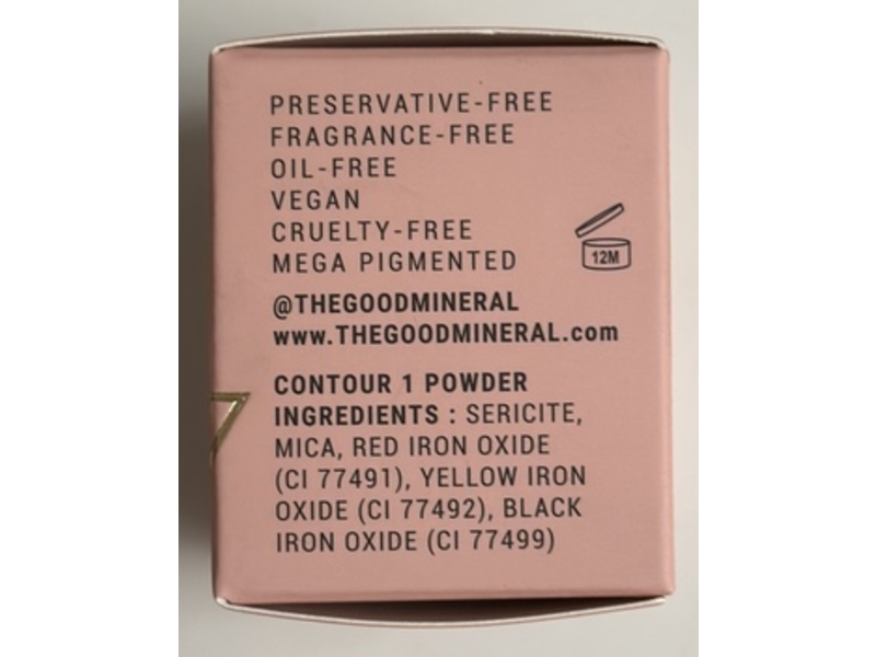 The Good Mineral Contour Powder, Contour 1, 0.18 oz/5 g