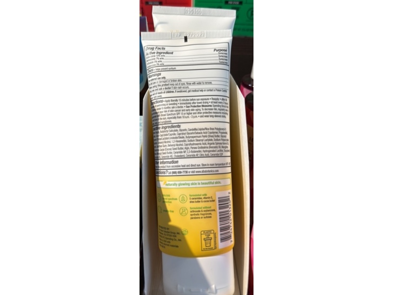 Alba Botanica Hypoallergenic Sensitive Sunscreen Lotion, SPF 50, 3 fl oz/89 mL