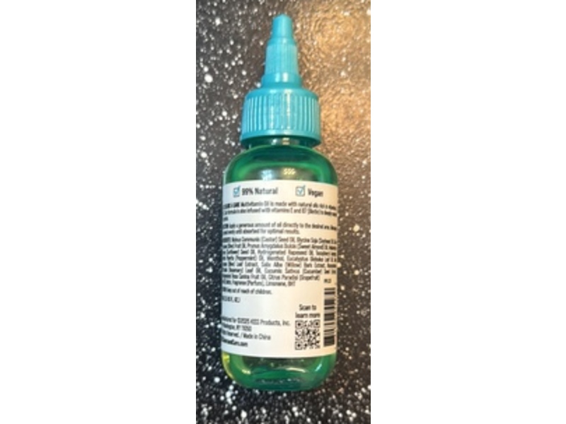 Kiss Colors & Care Peppermint Multivitamin Oil, 1 fl oz/30 mL