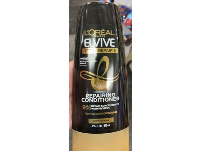 L'Oreal Elvive Repairing Conditioner, Damaged Hair, 12.6 fl oz/375 mL