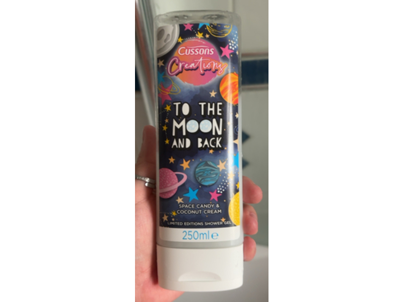 Cussons Creations To The Moon & Back Shower Gel, Space Candy & Coconut Cream, 250 mL, Pack Of 6
