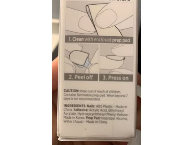 Impress Color Press-On Manicure Nail, Frosting, 30 Count